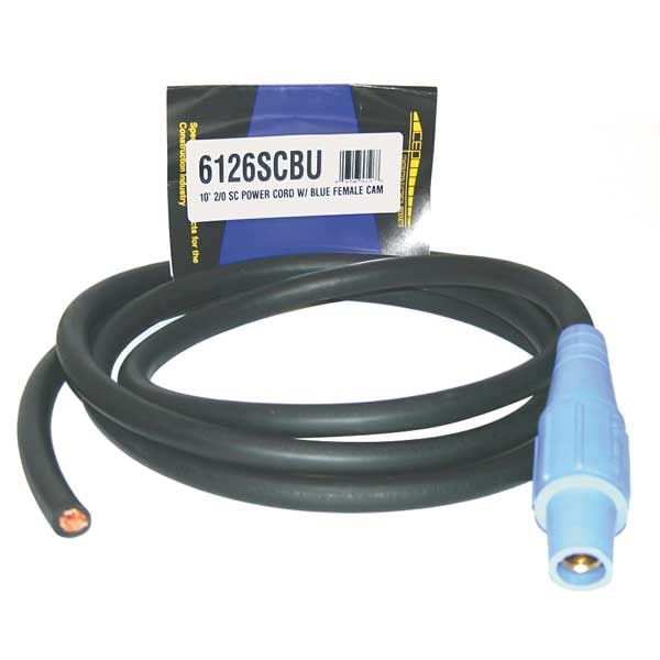 Southwire Cam Lock Power Cord, 200A, 600VAC, Rubber - 6126SCBU