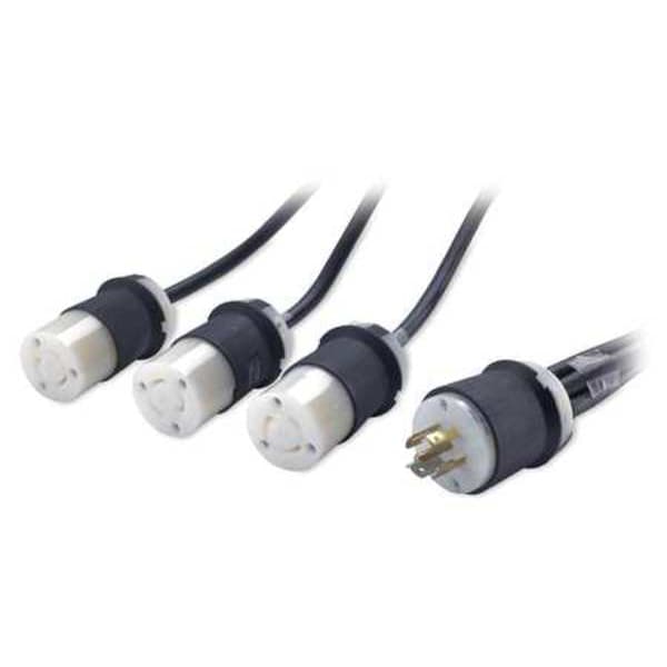 Apc Splitter Power Cord, L21-20P, SJ, 2, 4, 6 ft. - AP9883