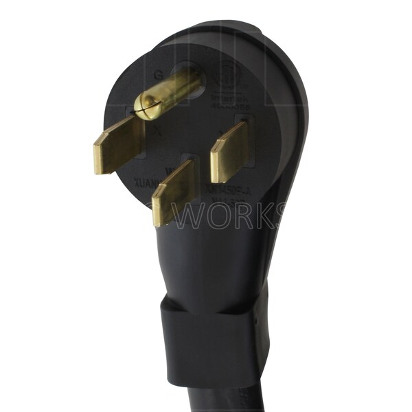 Ac Works 10ft RV 50A Detachable Power Supply Cord with Power Indicator - S1450M50-010