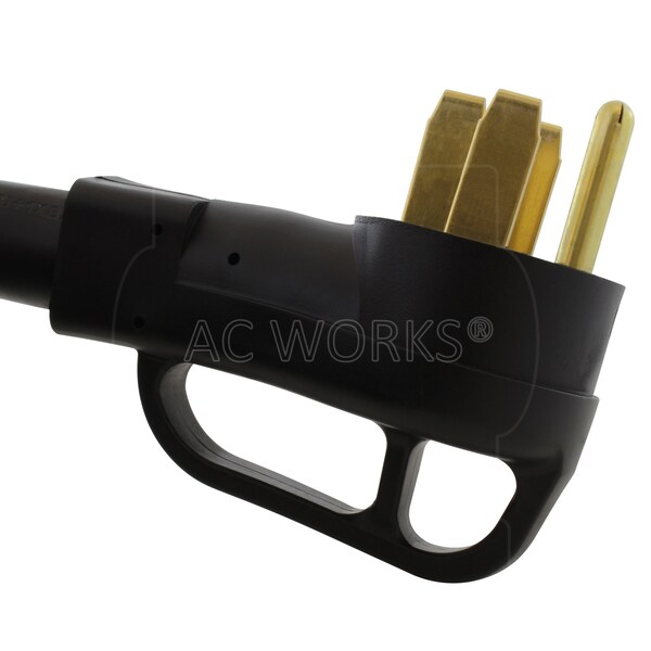 Ac Works 10ft RV 50A Detachable Power Supply Cord with Power Indicator - S1450M50-010