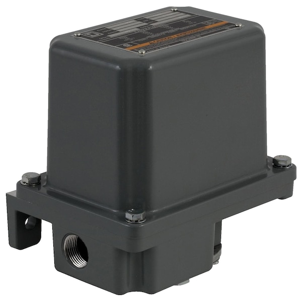 Interruptor de presión Telemecanique Sensors, 2 NC, DPST-DB, Forma YY, 5 a 80 psi, Regulación entre 2 umbrales de acción - 9013GSR2J21