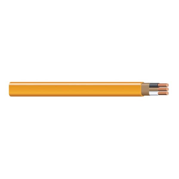 Southwire NM-B, Non-Metallic Building Cable, 10 AWG, 2C, Orange, Solid, 1000 ft - 34795