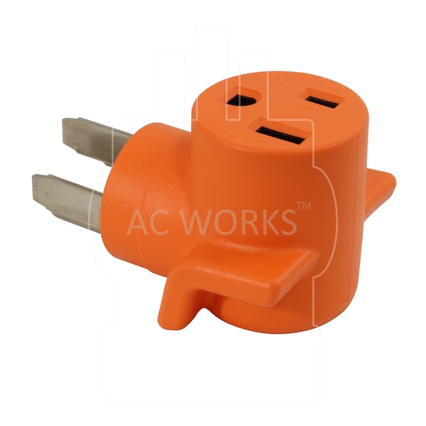 Ac Works 50 Amp RV/ Range/ Generator 14-50 Plug to 6-50R 50Amp 250V Welder adapter - WD1450650