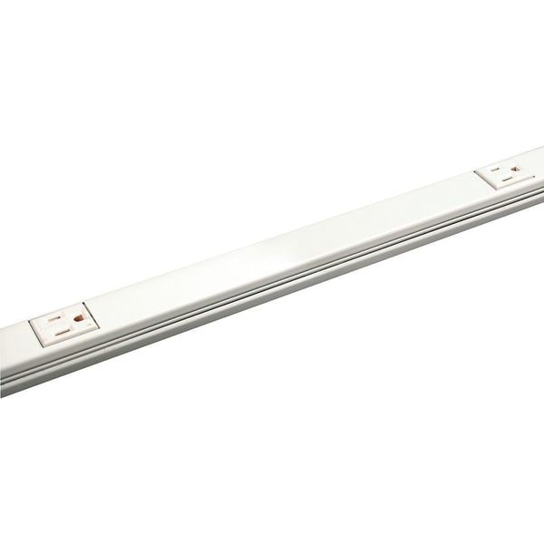 Legrand Prewired Raceway, 15A, 5 Outlet, Ivory - S20GB512