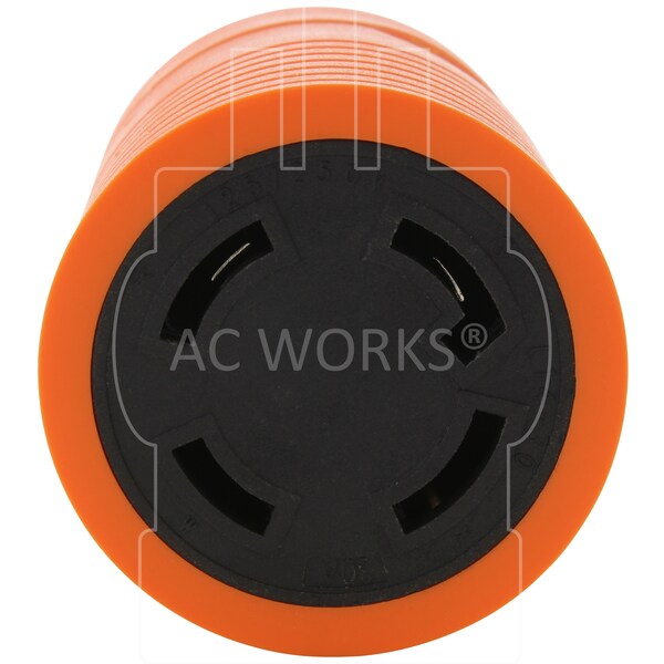 Ac Works Locking Adapter L6-30P 30A 250V Locking Plug to 4-Prong 30A L14-30R - ADL630L1430