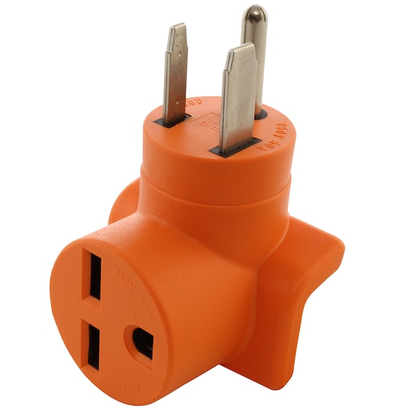 Ac Works 6-50P Welder Plug to 6-30R 3-Prong 30 Amp 250 Volt HVAC Female Adapter - AD650630