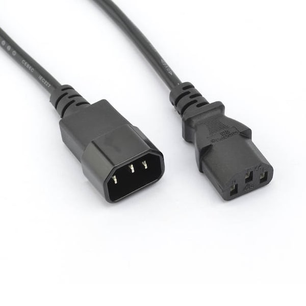 Vcom 6ft AC Extension Power Cord - CE001-6FEET
