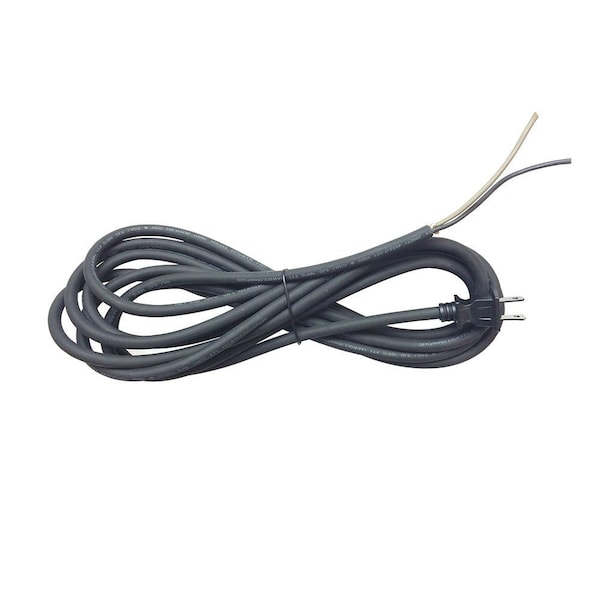 Superior Electric 16 Feet 14 AWG SJO 2 Wire 125 Volt NEMA 1-15P Electrical Cord - EC142-16