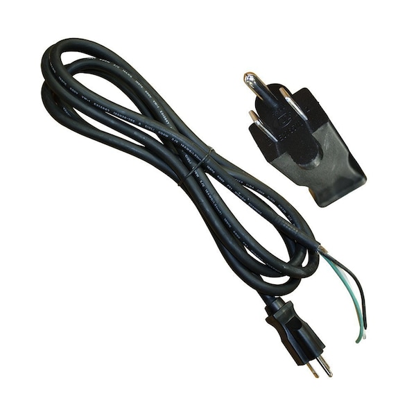 Superior Electric 9 Feet 16 AWG SOOW 3 Wire 125 Volt NEMA 5-15P Electrical Cord - EC163V6