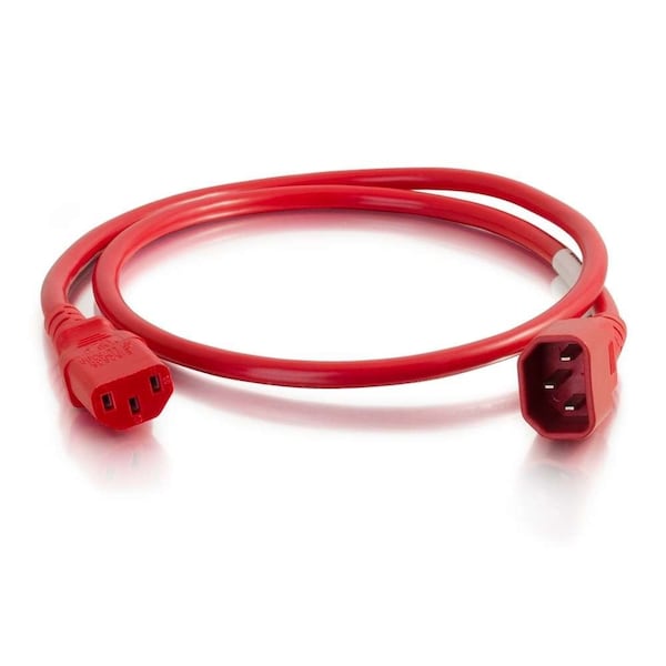 C2G 10Ft C14 To C13 14/3 Sjt Red - 17565