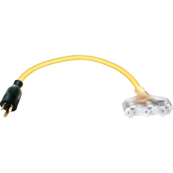 Southwire Coleman Cable Pro-Power 2 Ft. 12/3 Generator Cord - 9084-88-02