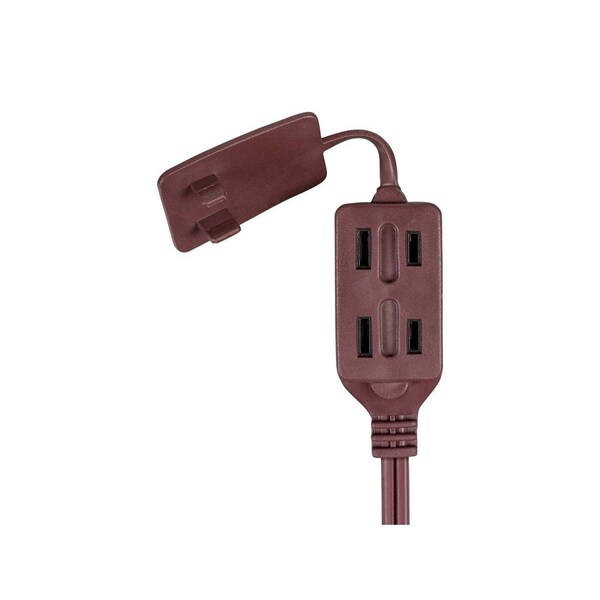Monoprice SPT Extension Cord, 16 AWG, Indoor, 16/2, 3 Outlets, 6 ft - 13821