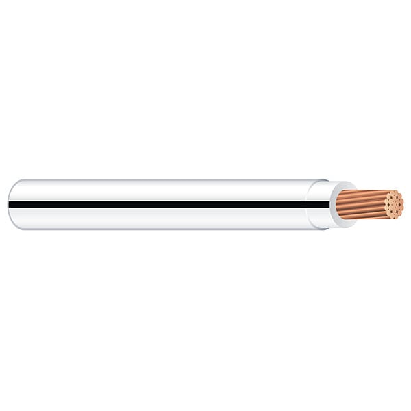 Southwire THHN, Building Wire, Copper, 10 AWG, 1C, Black; White, Stranded, 1250 ft - 58026005