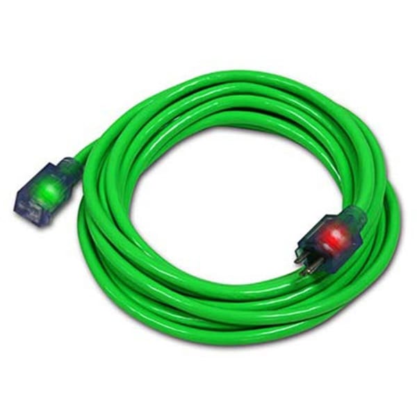 Micromicrome 50 ft. 1.67 Green Pro Glo Extension Cord - MI2669162