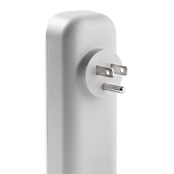 Easylife Tech 1 AC Outlet 2 USB Ports 1200 Joules Surge Protector Power Strip - 0-1302