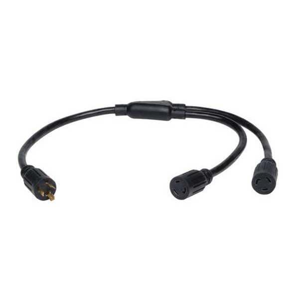 Tripp Lite Power Cord, HD, 2x L6-20P/R, 20A, 10AWG, 1ft - P039-001-2