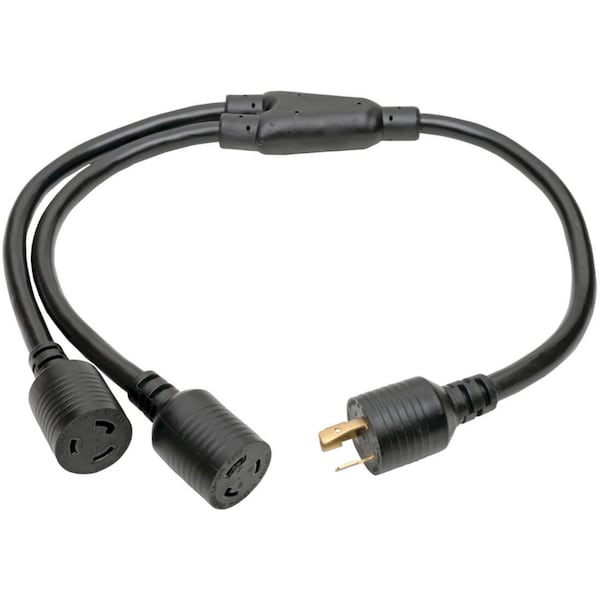 Tripp Lite Power Cord, HD, 2x L6-20P/R, 20A, 10AWG, 1ft - P039-001-2