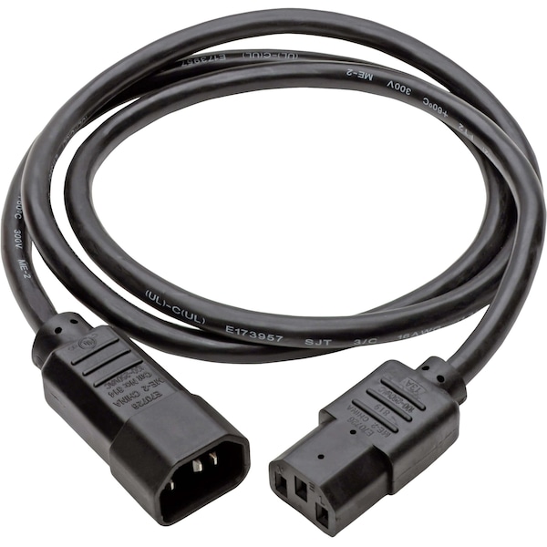Tripp Lite Power Cord, C14 to C13, 13A, 16AWG, 3ft - P004-003-13A