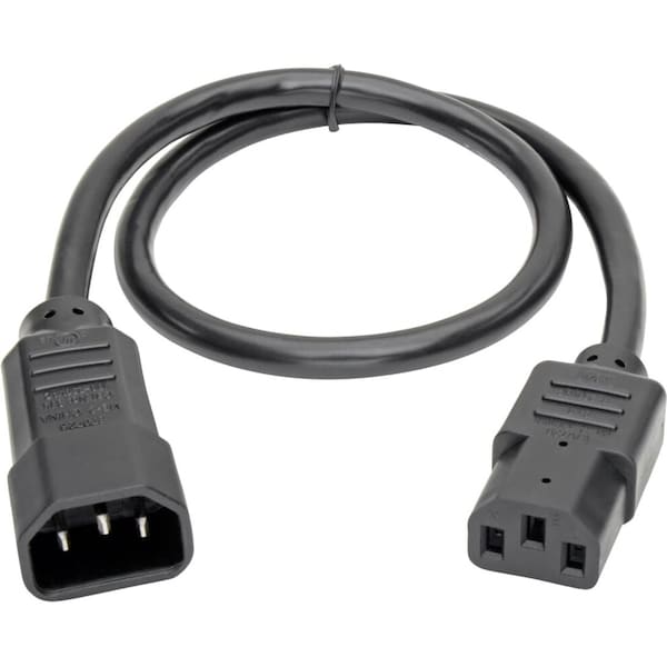 Tripp Lite Power Cord, C14 to C13, 13A, 16AWG, 2ft - P004-002-13A