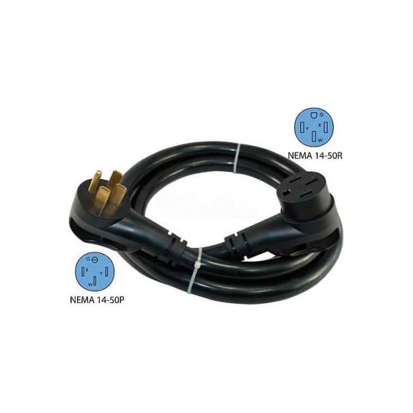 Conntek Conntek, 15306, 30-Ft 50-Amp RV Straight Blade Extension Cord with NEMA 14-50P/R and Ergo Grip - 15306