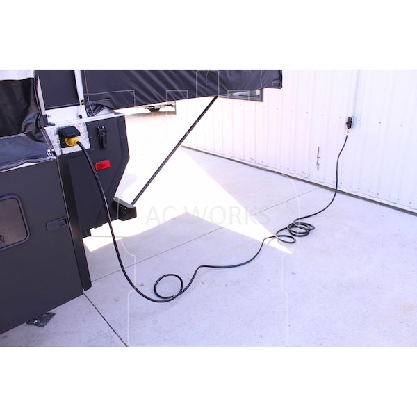 Ac Works 15FT RV 50A Detachable Power Supply Cord with Power Indicator - S1450SS2-15