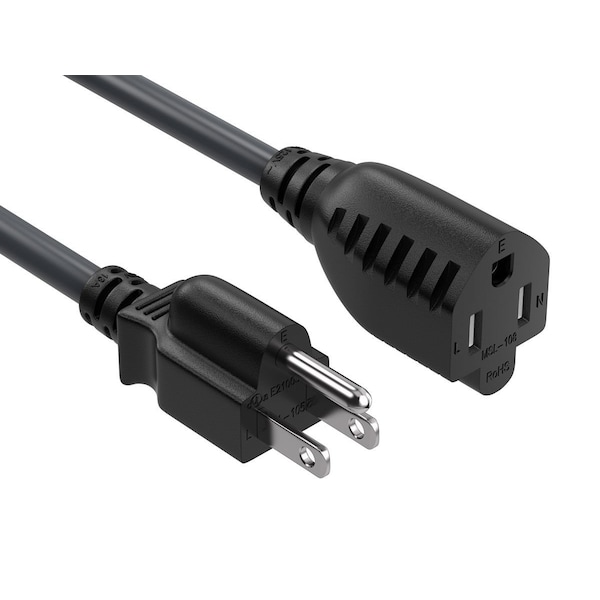 Sanoxy Extension Cord, 16 AWG, 2 ft - SNX-CBL-PW104-1202