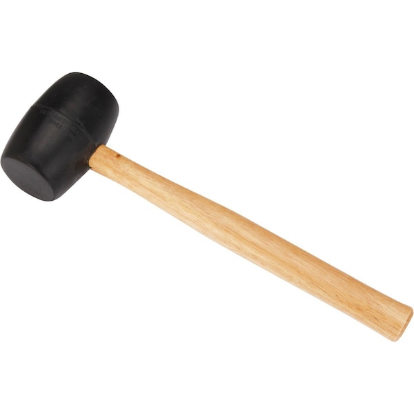 Schacht Pfister 20 Oz. Rubber Mallet with Hardwood Handle - 2B