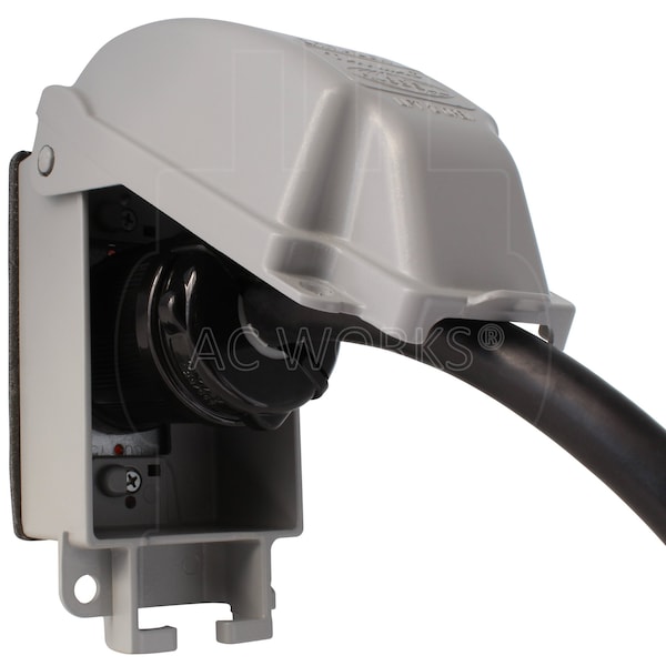 Ac Works 1ft. 30A 125V NEMA TT-30 RV Outlet Extender - STT30PR-012