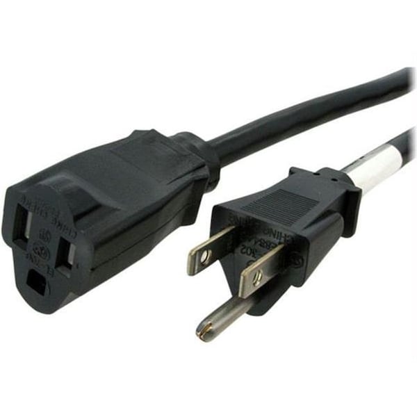 Dynamicfunction Startech   25 Ft Power Cord Extension - Nema 5-15R To Nema 5-15P - DY689147