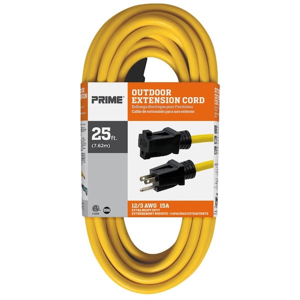 Output SJTW Extension Cord, Outdoor, 25 ft - OU3969789
