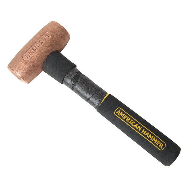 American Hammer Non Sparking Hammer, Copper, 5 lb., 22" - AM5CUXFG