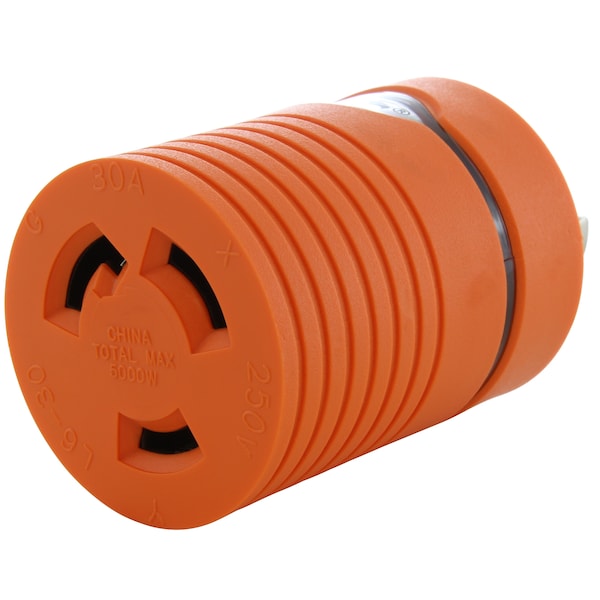 Ac Works Plug Adapter L6-20P 20A 250V Male Plug to L6-30R 30A Female Connector - ADL620L630