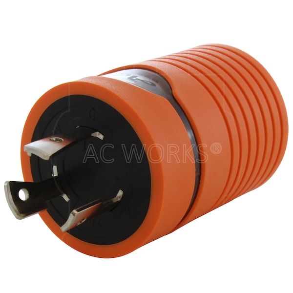 Ac Works Plug Adapter L6-20P 20A 250V Male Plug to L6-30R 30A Female Connector - ADL620L630