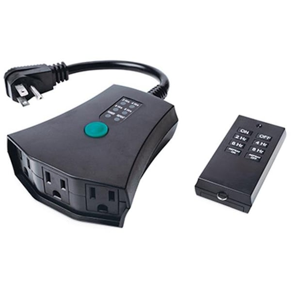 Master Electronics Master Electrician RC-021-TR-020 Indoor & Outdoor Digital Timer With Remote Control - 167411
