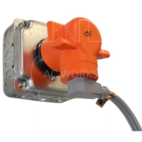 Ac Works Welder 6-50P Plug to 6-20R 15/20A 250V HVAC/ Power Tools Female Adapter - AD650620