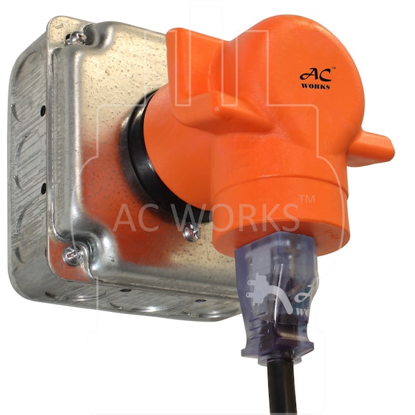 Ac Works Welder 6-50P Plug to 6-20R 15/20A 250V HVAC/ Power Tools Female Adapter - AD650620