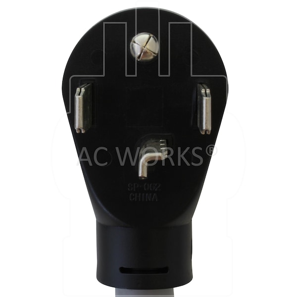 Ac Works 30A 125/250V NEMA 14-30 4-Prong Dryer Plug to Two NEMA 14-30 4-Prong  Dryer Connections With Switch - EVY1430SW-036