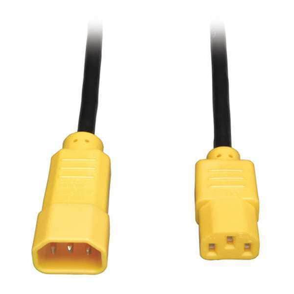 Tripp Lite Power Cord, C14 to C13, 15A, 14AWG, 6ft - P005-006-YW