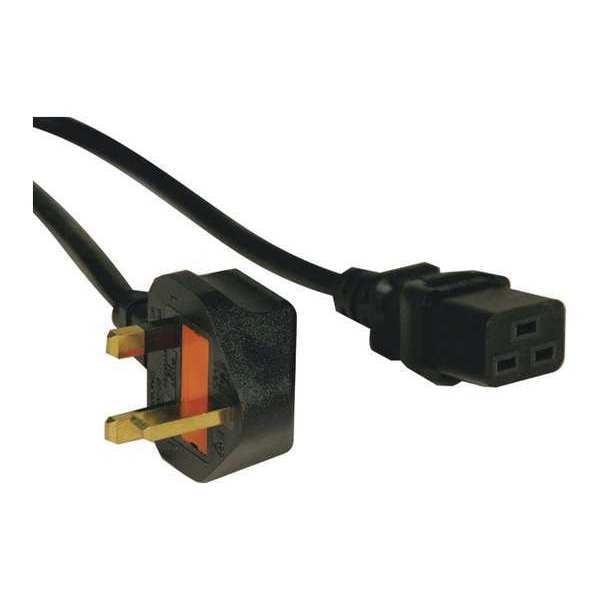 Tripp Lite Power Cord, C1 to BS-1363 UK Plug, 13A, 8ft - P052-008