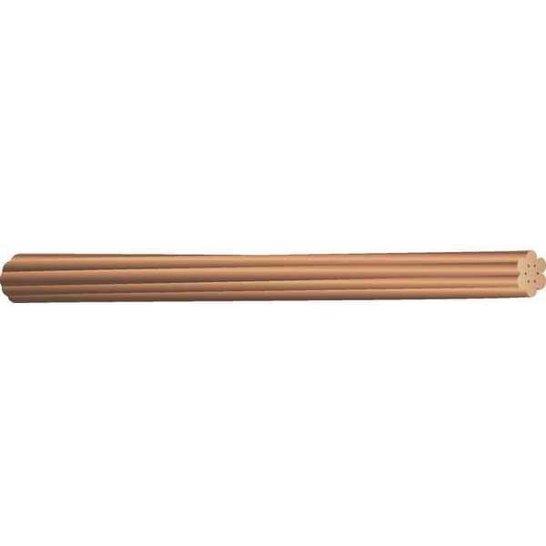 Southwire Bare, Grounding Wire, Copper, 6 AWG, 1C, Bare, Stranded, 315 ft - 10665803