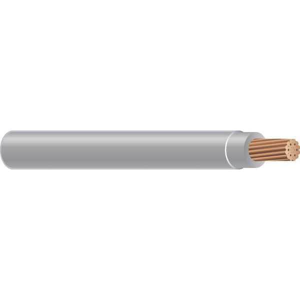 Southwire THHN, Building Wire, Copper, 10 AWG, 1C, Gray, Stranded, 500 ft - 22981501