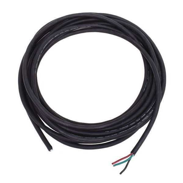 Zoro Select Portable Cord, SJOOW, 16 AWG, 4 C, Black, Rubber, Stranded, 300V, Indoor/Outdoor - E3615
