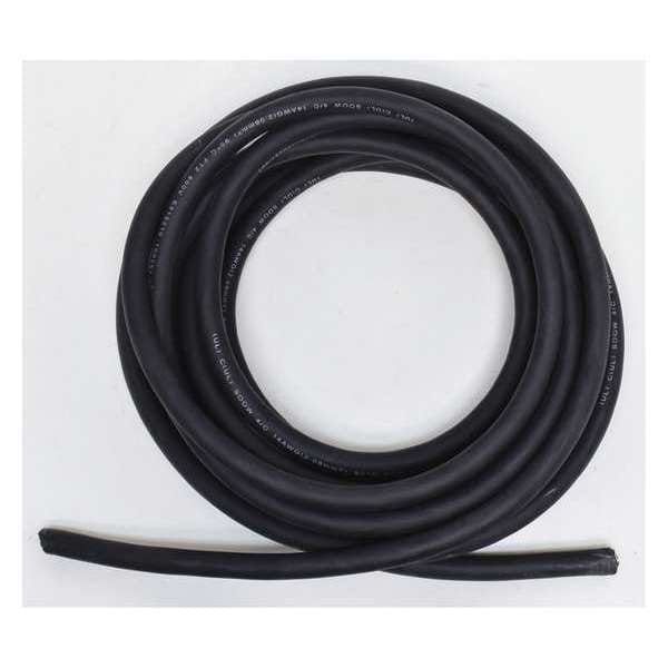 Zoro Select Portable Cord, SOOW, 14 AWG, 4 C, Black, Rubber, Stranded, 600V, Indoor/Outdoor - E3643