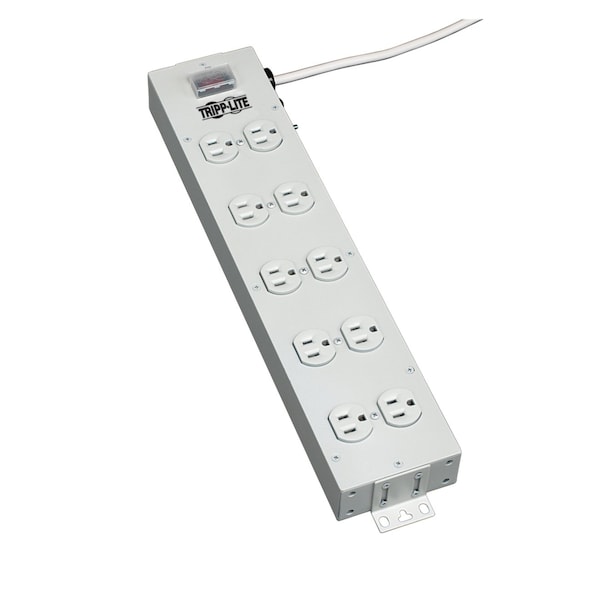 Tripp Lite PDU, 120V, 10 Outlet, 15 ft., White - TLM1015NC