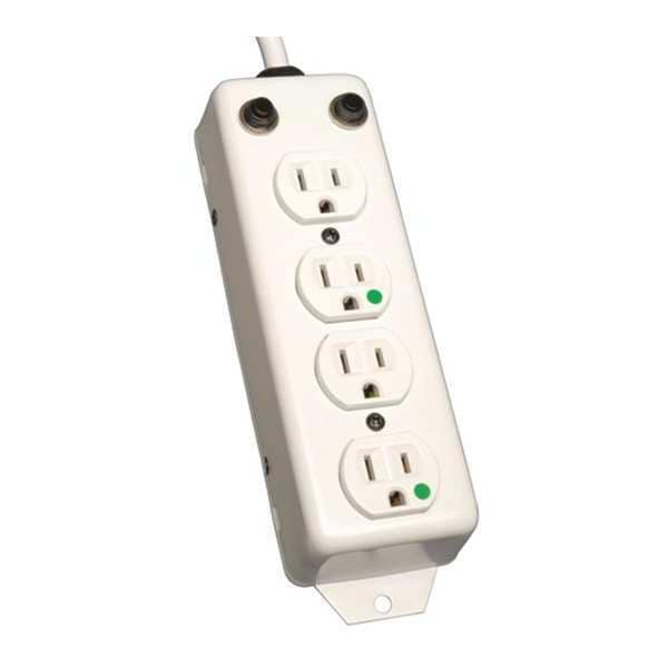 Tripp Lite Power Strip, Hospital, 4 15A, 2ft cord - PS-402-HG-OEM
