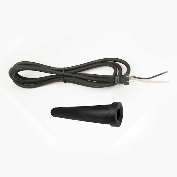 Superior Electric 14 Gauge 2 Wire 9 ft. Replacement Power Tool Cord with Strain Relief & Cord Protector (Boot B) - EC142-BB