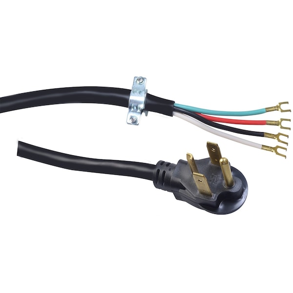 Southwire Dryer Cord, 30A, 6 ft., Black - 9156SW8808