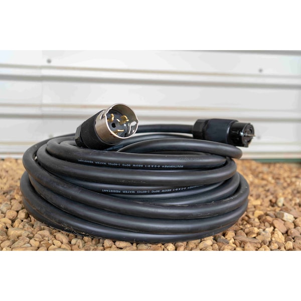 Southwire Power Supply Cord, 100ft, Black, NEMA 1 - 19190008