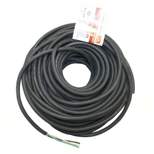 Superior Electric 100 Feet 14 AWG SJO 2 Wire 125 Volt NEMA 1-15P Electrical Cord - EC142-100