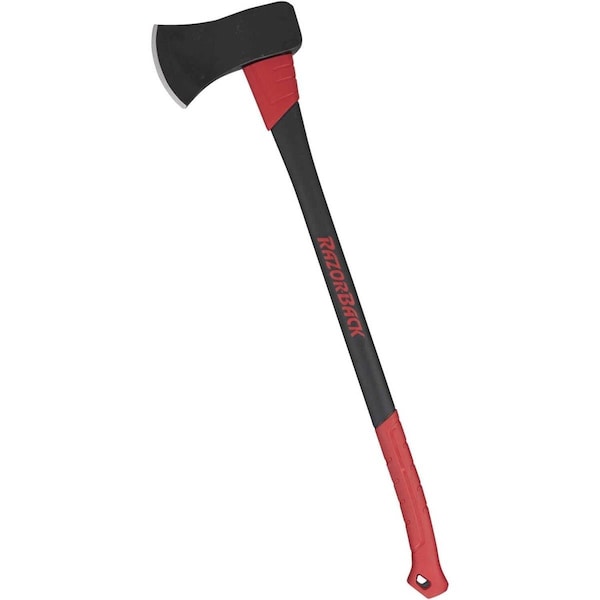 Razor-Back 3.5 lbs & 33 in. Single Bit Michigan Axe with Fiberglass Handle - RA312106